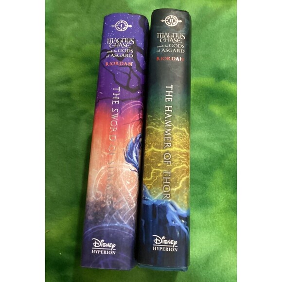 Magnus Chase & The Gods Of Asgard Books 1 & 2 Hardbacks By Rick Riordan VG - Picture 15 of 15